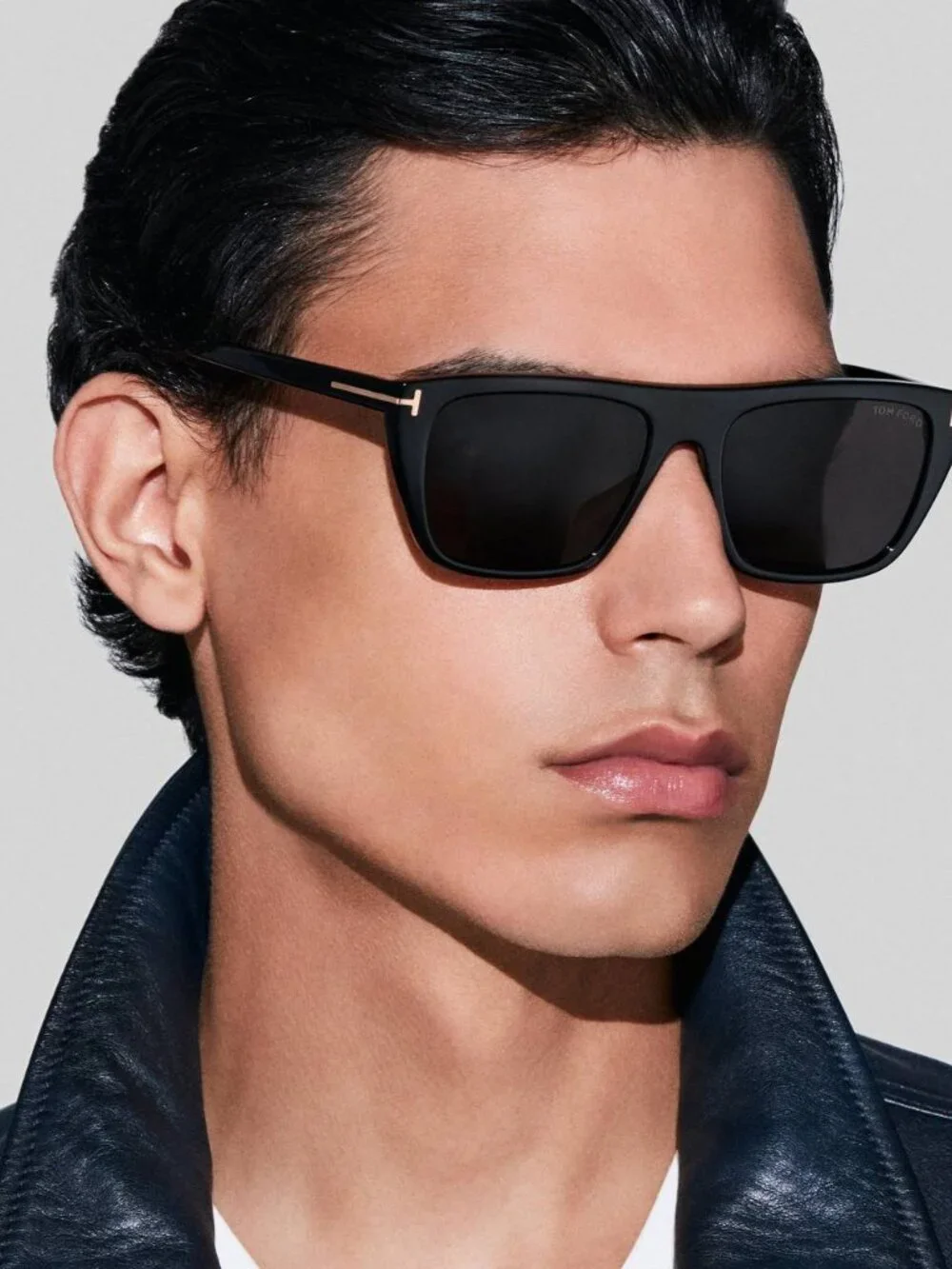 Tom Ford Asian FT1175 55A Square Sunglasses - Coloured Havana/Smoke